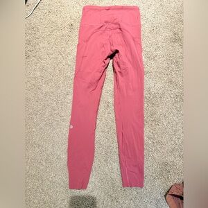 Lululemon Fast & Free 25’ brushed leggings